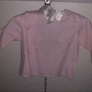 Embroidered infant top
